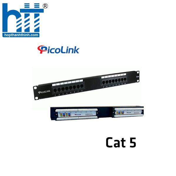 Hợp Thành Thịnh - Thanh đấu nối Patch panel 16 port Cat5 PicoLink