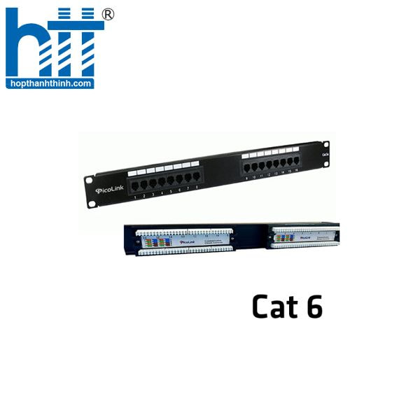 Hợp Thành Thịnh - Thanh đấu nối Patch panel 16 port Cat6 PicoLink