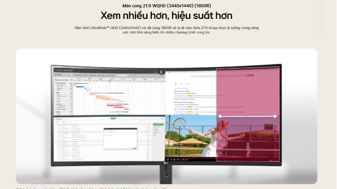 Hợp Thành Thịnh - Màn Hình LG UltraWide 34WR55QK-B