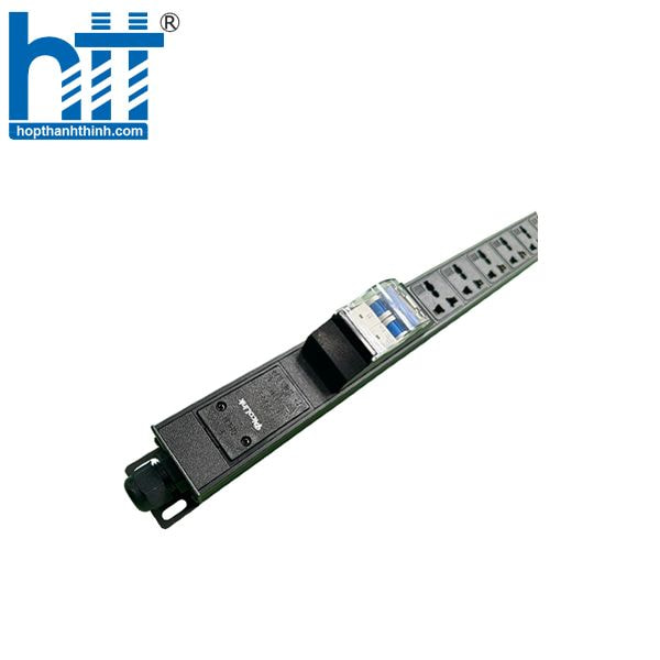 Hợp Thành Thịnh -Thanh nguồn PDU Đa năng 12 ổ cắm 32A dùng cho tủ mạng C19 dọc