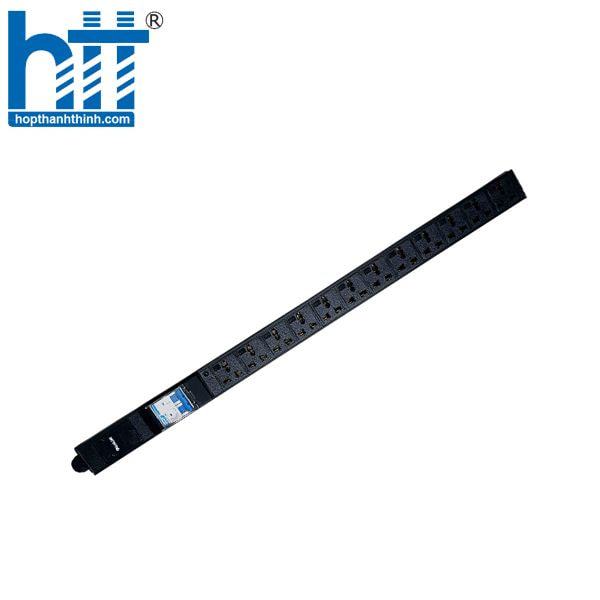 Hợp Thành Thịnh -Thanh nguồn PDU Đa năng 12 ổ cắm 32A dùng cho tủ mạng C19 dọc