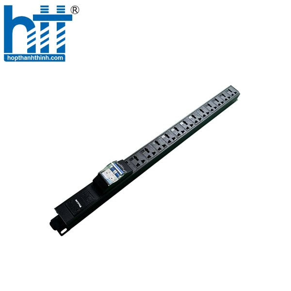 Hợp Thành Thịnh -Thanh nguồn PDU Đa năng 12 ổ cắm 32A dùng cho tủ mạng C19 dọc
