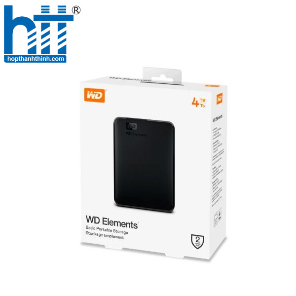 Hợp Thành Thịnh - Ổ cứng di động Western Digital Element 4Tb 2.5Inch USB3.0