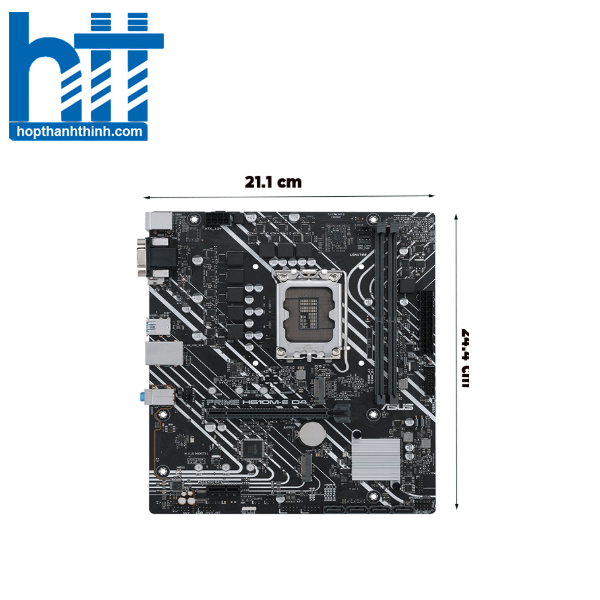 Hợp Thành Thịnh - Mainboard Asus Prime H610M-E D4 (Intel H610/ Socket 1700/ 2 khe ram/ DDR4)