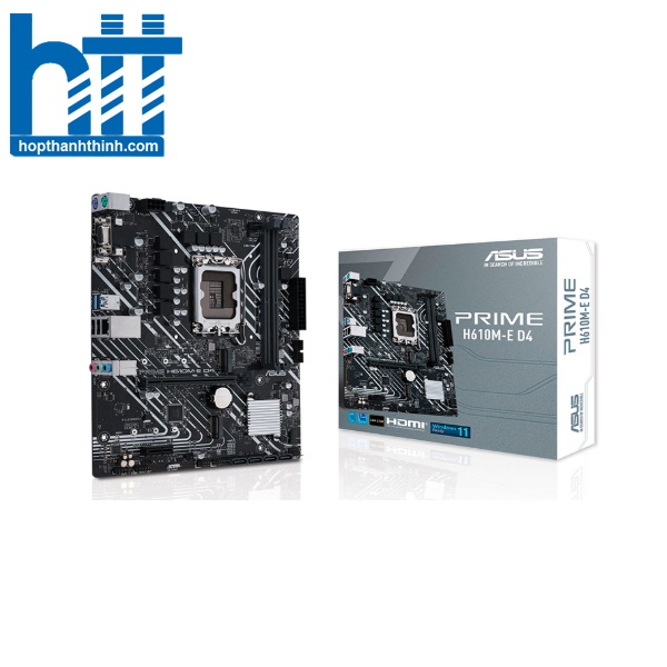 Hợp Thành Thịnh - Mainboard Asus Prime H610M-E D4 (Intel H610/ Socket 1700/ 2 khe ram/ DDR4)