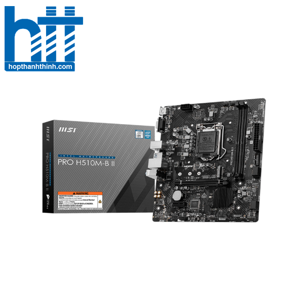 Hợp Thành Thịnh - Mainboard MSI PRO H510M-B II (2 x DDR4/ 64GB/ LGA 1200/ Micro ATX)