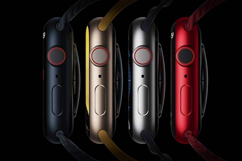 Apple Watch Series 8 cũng được trang bị đa dạng màu sắc 