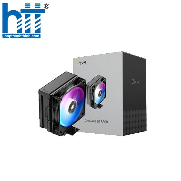 Hợp Thành Thịnh - Tản Nhiệt Khí Ocypus Delta A40 ARGB Black