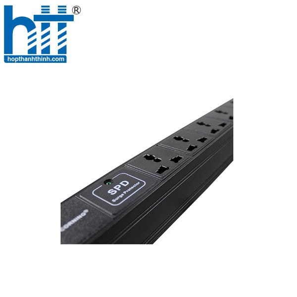Hợp Thành Thịnh - Thanh nguồn PDU chống sét Đa năng 6 ổ cắm 32A