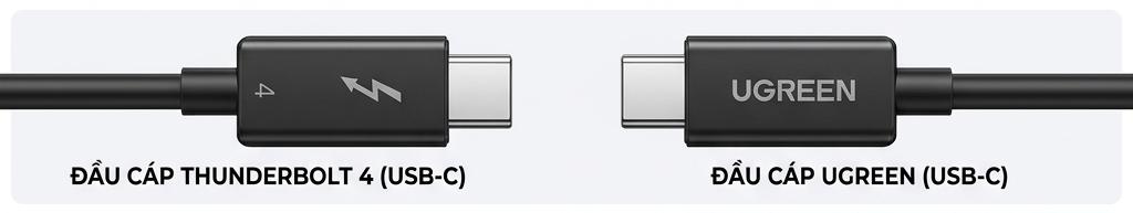 Cáp USB Type-C to USB Type-C Thunderbolt 4 Ugreen 30389