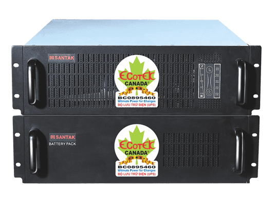 Bộ lưu điện Online Santak C6KR Rackmount