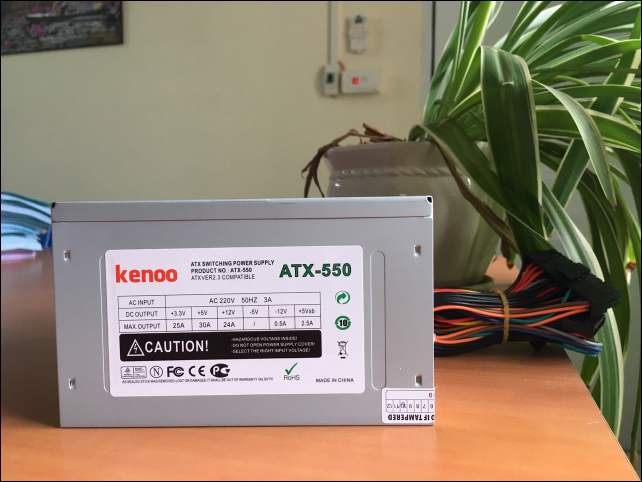 Nguồn Kenoo ATX550 550w (Màu Trắng) - Linh kiện máy tính, camera giám sát,  game net tại Hải Dương