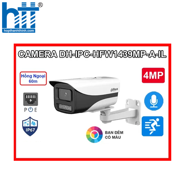 HỢP THÀNH THỊNH - Camera IP 4MP DAHUA DH-IPC-HFW1439MP-A-IL HỢP THÀNH THỊNH - Camera IP 4MP DAHUA DH-IPC-HFW1439MP-A-IL