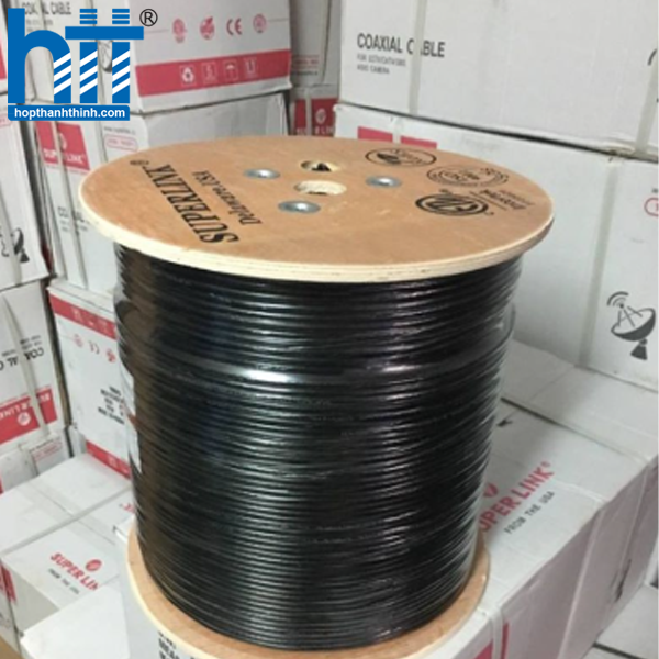HỢP THÀNH THỊNH - Cáp mạng kèm dây cường lực Superlink Cáp 5E FTP +M
