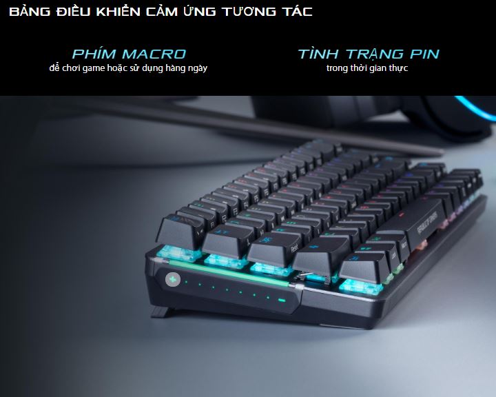 Asus Rog Falchion Red Switch | Bàn phím cơ Asus ROG Falchion 