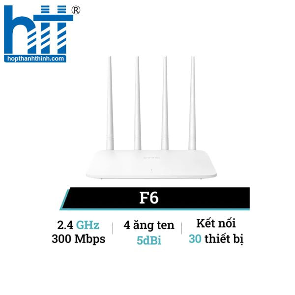 Hợp Thành Thịnh -Router Wifi Tenda F6 Chuẩn N 300Mbps