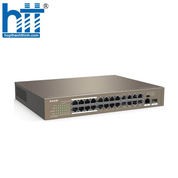 Hợp Thành Thịnh -Switch PoE Tenda TEF1126P-24-250W