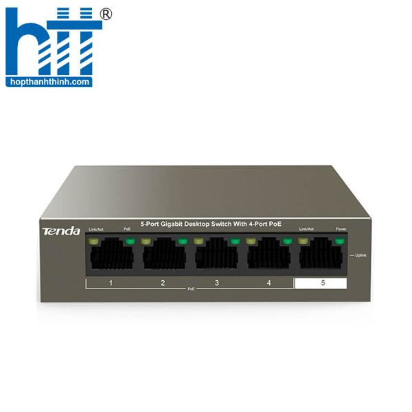 Hợp Thành Thịnh - Switch PoE Tenda TEG1105P-4-63W