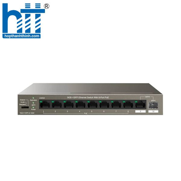 Hợp Thành Thịnh - Switch PoE TENDA TEG1110PF-8-102W