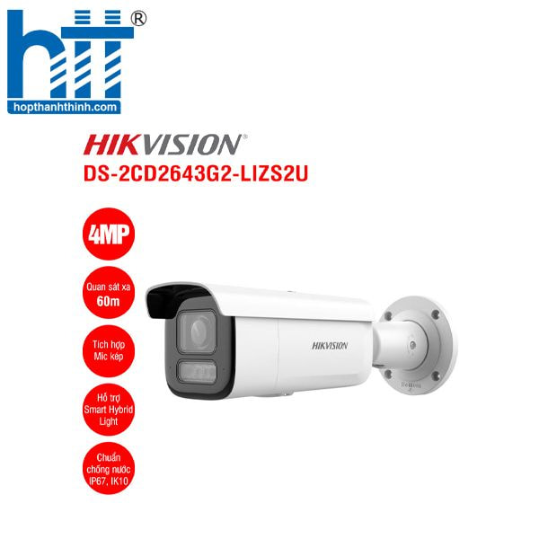 Hợp Thành Thịnh - Camera Hikvision DS-2CD2643G2-LIZS2U