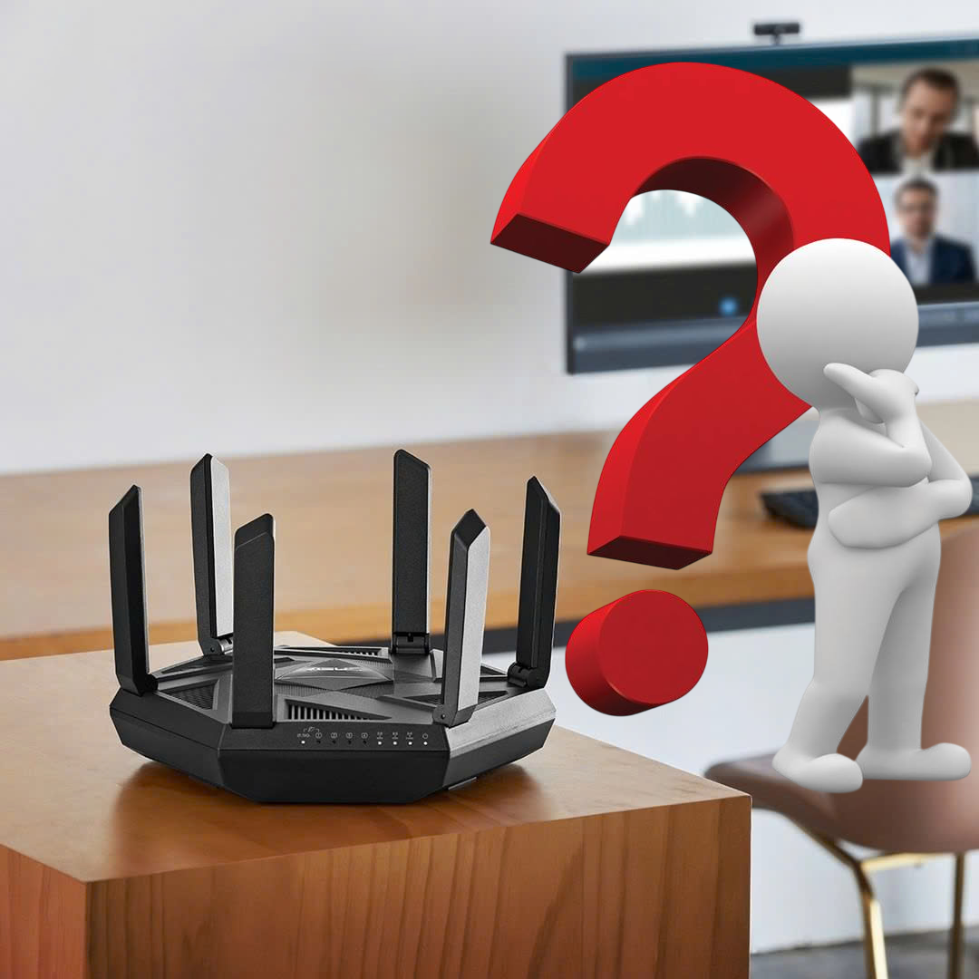 Hợp Thành Thịnh - Bộ phát wifi 6 Asus RT-AXE7800 Tri-band (Chuẩn AX/ AXE7800Mbps/ 6 Ăng-ten ngoài/ Wifi Mesh/ Dưới 80 User)