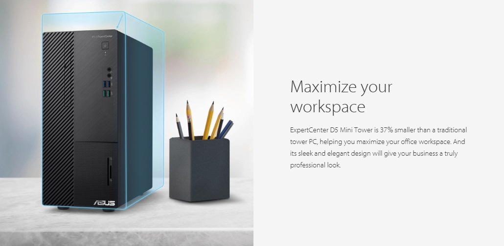 Hợp Thành Thịnh - ExpertCenter D5 Mini Tower (D500MD)