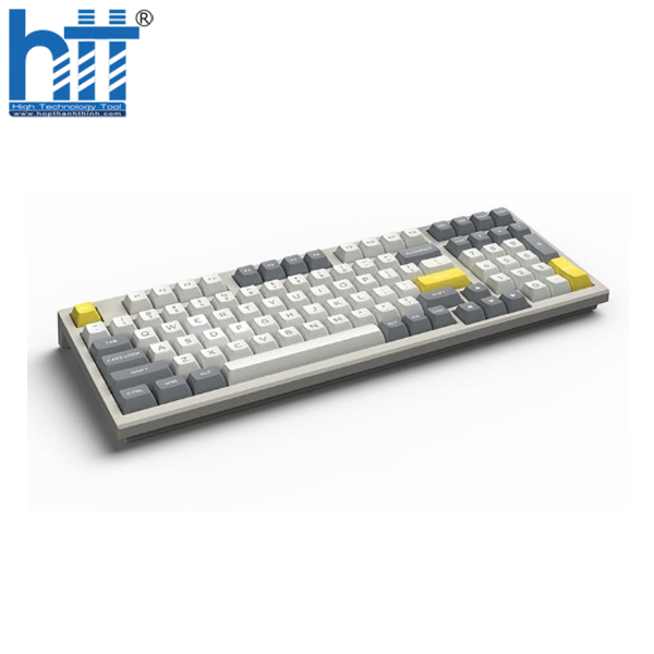 HỢP THÀNH THỊNH - Bàn phím cơ FL-Esports FL980SAM Grey White Wireless Kailh Box Rosa switch