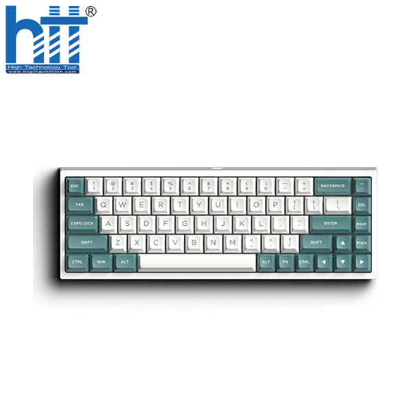 HỢP THÀNH THỊNH - Bàn phím cơ FL-Esports FL680SAM Aqua Green Wireless Gateron Cap White switch