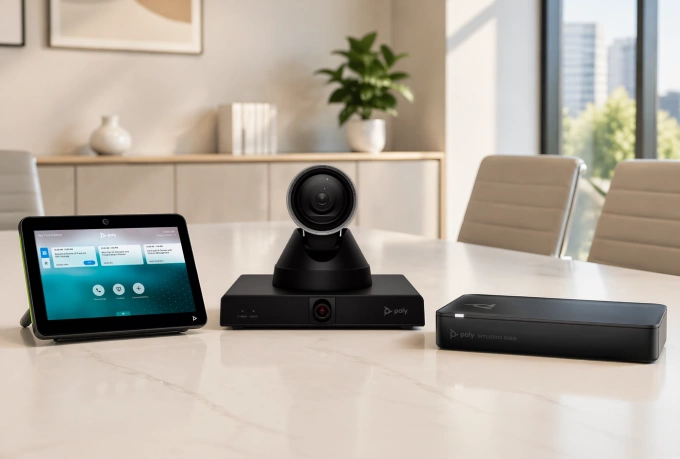 HP Poly có nhiều thiết nghe nhìn cho phòng họp lớn