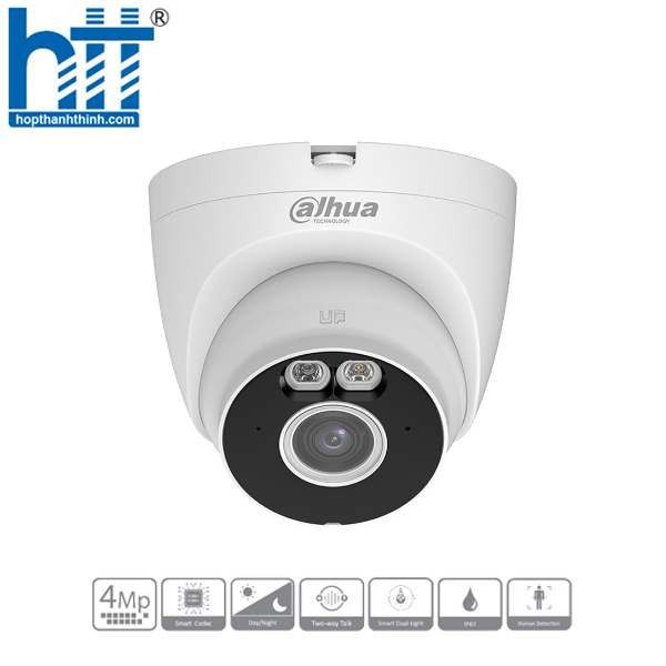 HỢP THÀNH THỊNH - Camera WIFI Full color Dome Turret A1 4MP DAHUA DH-T4A-PV