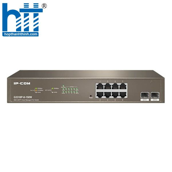Hợp Thành Thịnh - Switch IP-COM G3310P-8-150W PoE