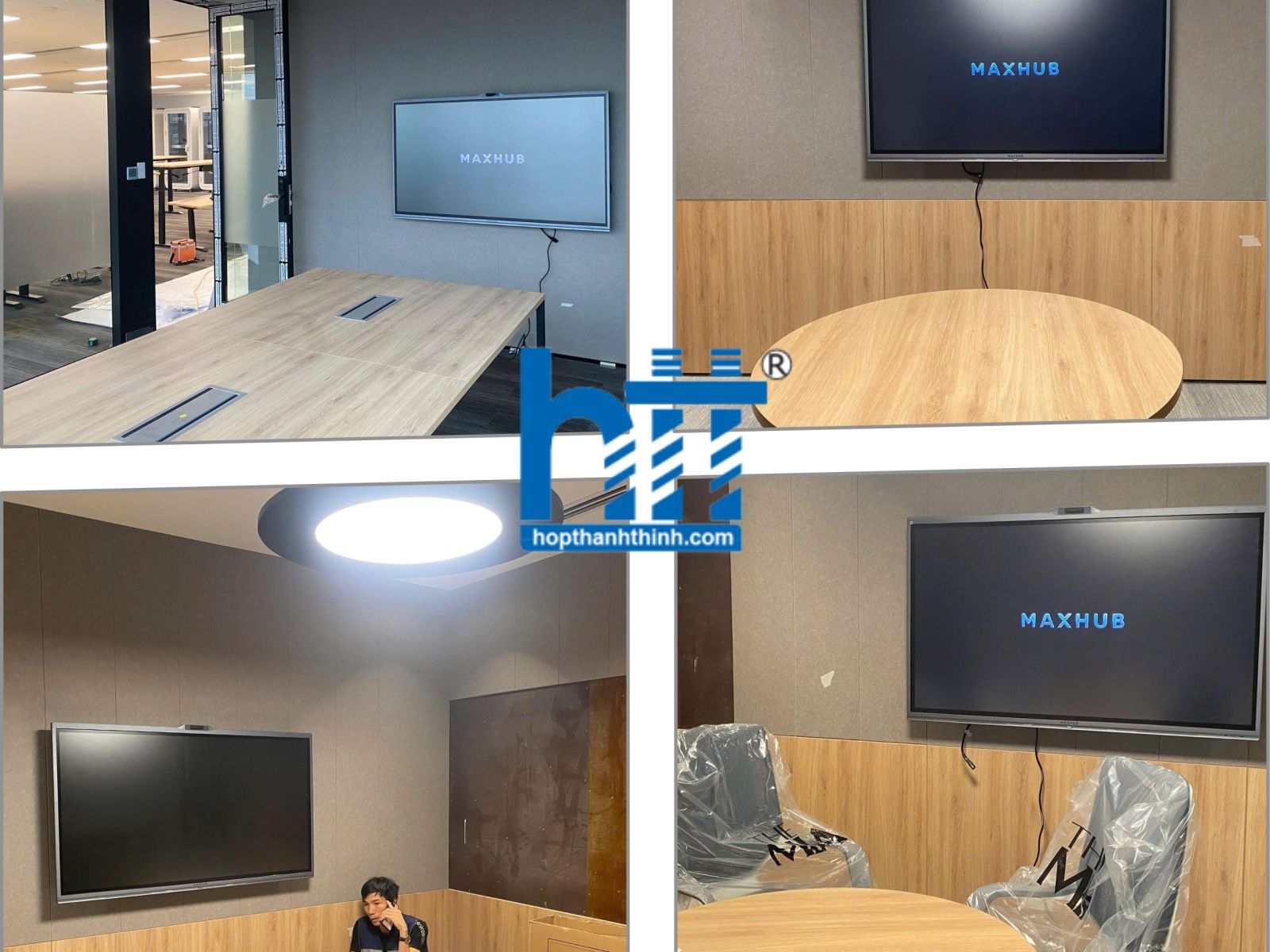 Hợp Thành Thịnh - Triển khai thi công màn hình tương tác Maxhub