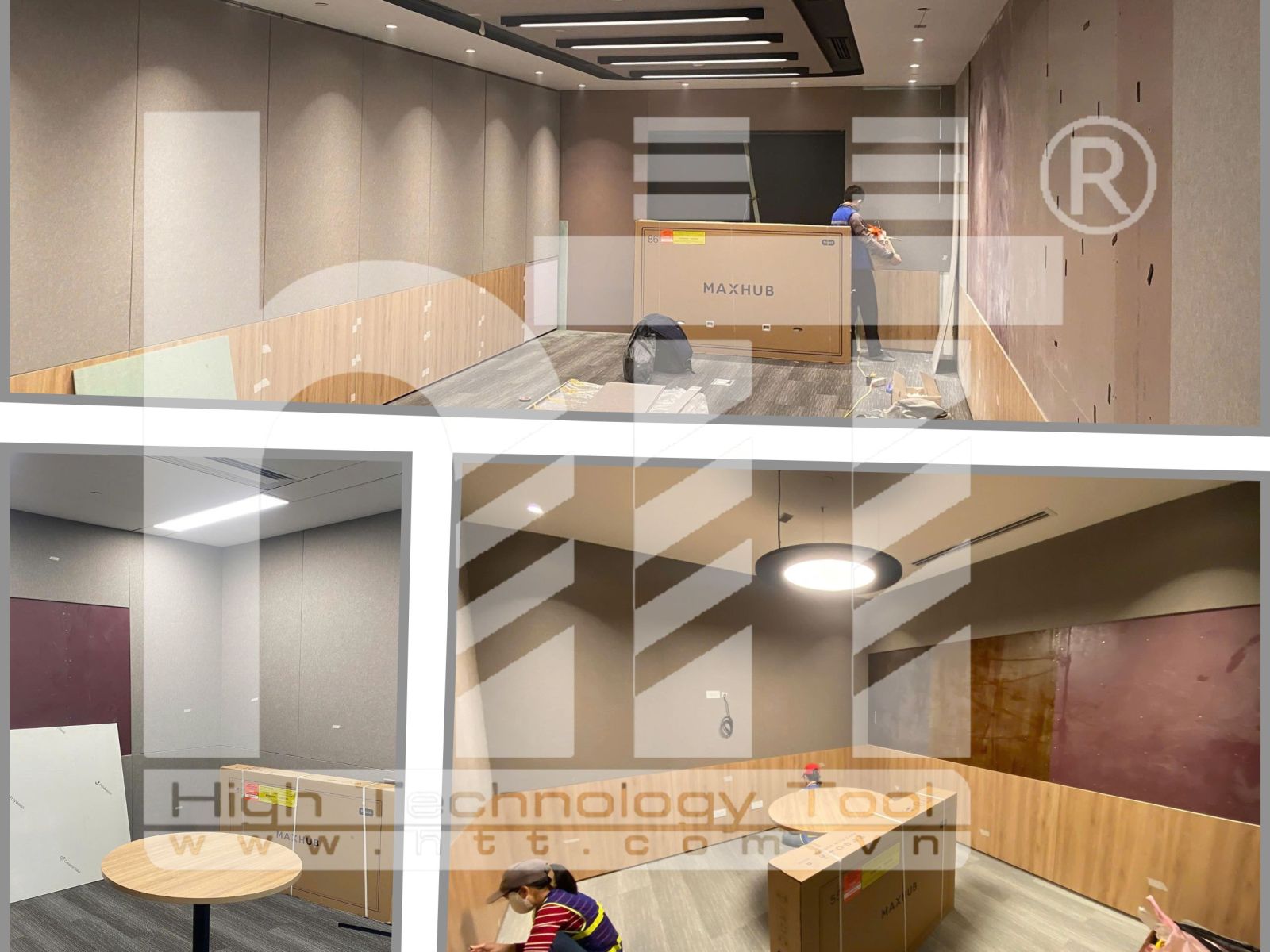 Hợp Thành Thịnh - Triển khai thi công màn hình tương tác Maxhub