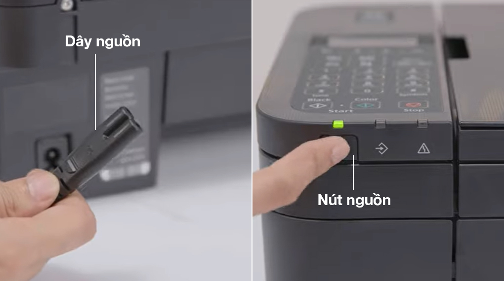 Máy in phun màu Canon TR4570S đa năng In-scan-copy-fax WiFi - Cắm nguồn