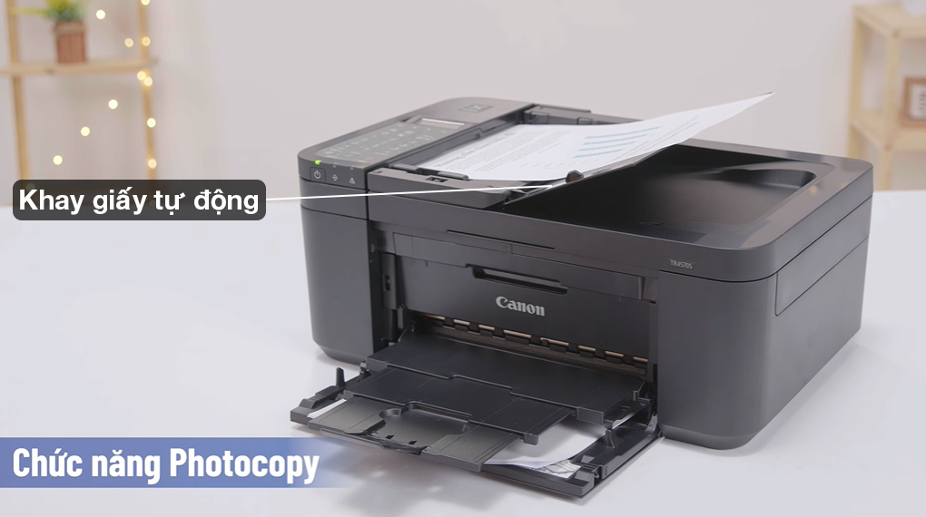 Máy in phun màu Canon TR4570S đa năng In-scan-copy-fax WiFi - Chức năng photocopy