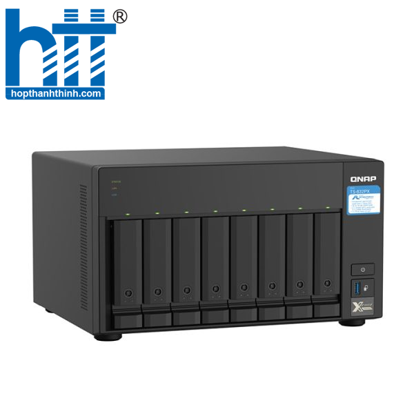 Hợp Thành Thịnh - Thiết bị lưu trữ NAS QNAP 8 bay TS-832PX-4G