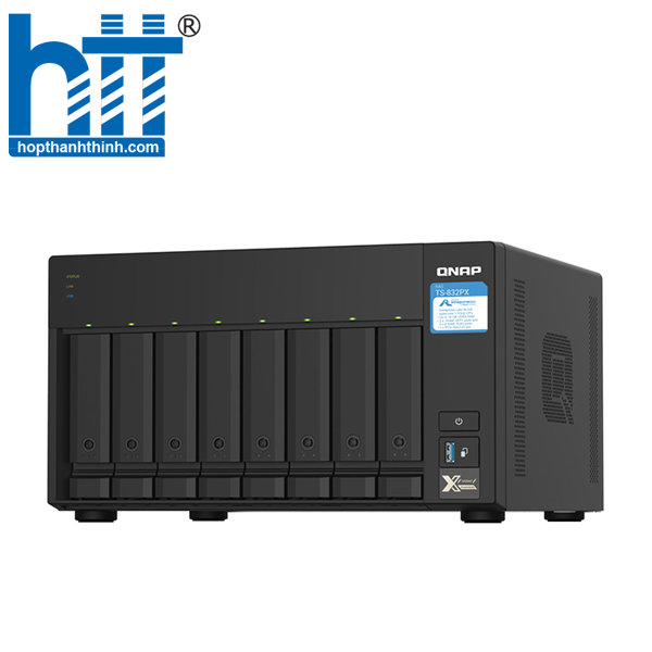 Hợp Thành Thịnh - Thiết bị lưu trữ NAS QNAP 8 bay TS-832PX-4G