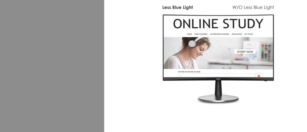 GEARVN - Màn hình cong MSI PRO MP242C 24“ 75Hz