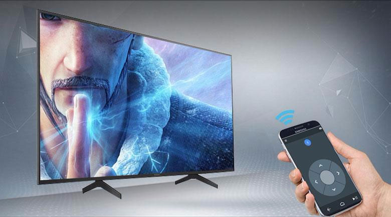 Remote-Android Tivi Sony 4K 55 inch KD-55X7500H