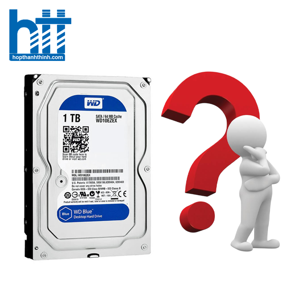 Hợp Thành Thịnh - Ổ cứng HDD WD 1TB Blue 3.5 inch, 7200RPM, SATA, 64MB Cache (WD10EZEX)