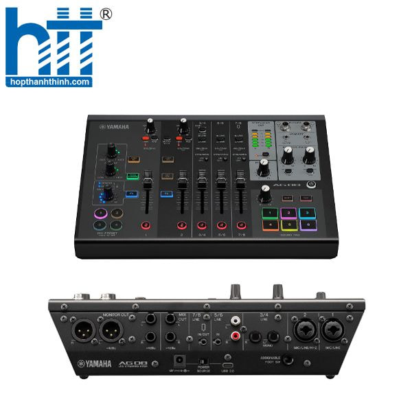 Hợp Thành Thịnh - Mixer livestream Yamaha AG08 Black