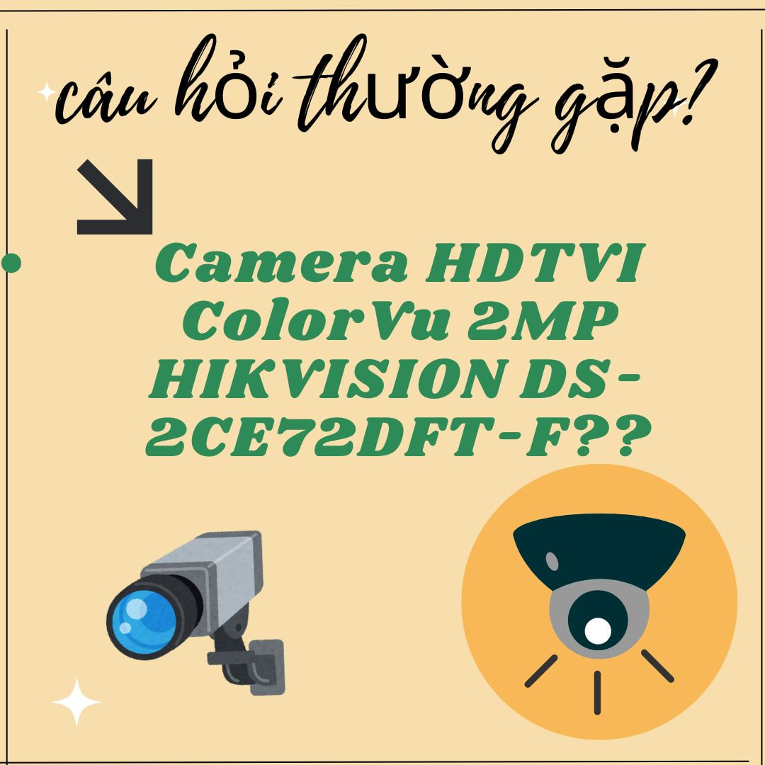 HỢP THÀNH THỊNH - Camera HDTVI ColorVu 2MP HIKVISION DS-2CE72DFT-F