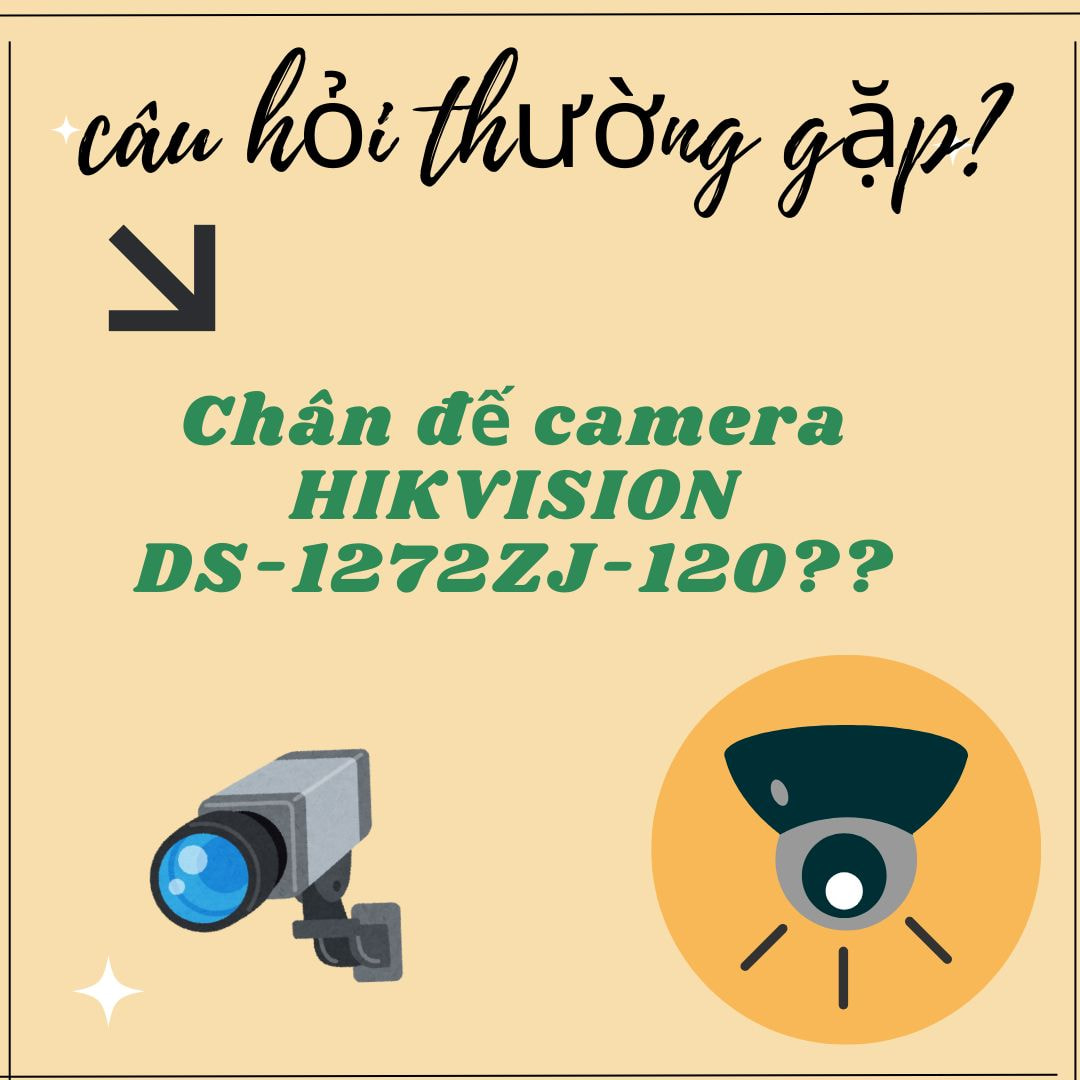 HỢP THÀNH THỊNH - Chân đế camera HIKVISION DS-1272ZJ-120