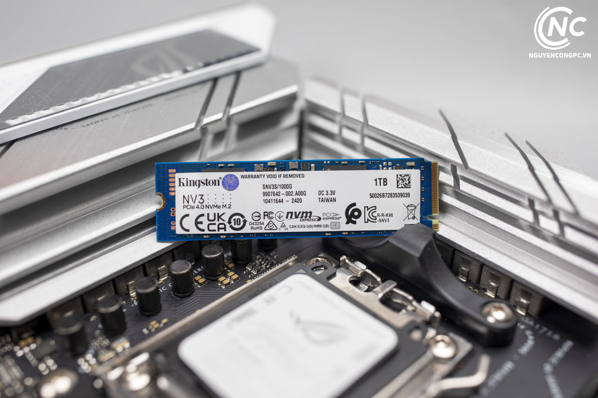 Hợp Thành Thịnh - Ổ cứng SSD Kingston SNV3S 1TB NVMe M.2 2280 PCIe Gen 4x4 (Đọc 6000MB/s - Ghi 4000MB/s) - (SNV3S/1000G)