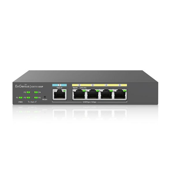 Switch EnGenius EXT1105P – PoE mạnh, quản lý cloud