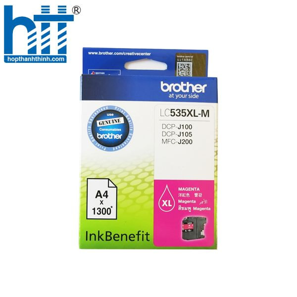 Hợp Thành Thịnh - Mực in Brother LC-535XL-M màu đỏ