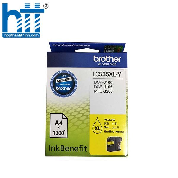 Hợp Thành Thịnh - Mực in Brother LC-535XL-Y màu vàng