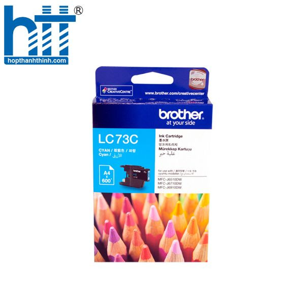 Hợp Thành Thịnh - Mực in Brother LC73C màu xanh