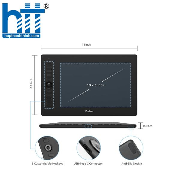Hợp Thành Thịnh - Parblo A610 Pro 