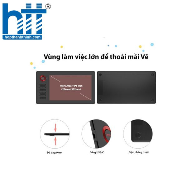 Hợp Thành Thịnh - Bảng vẽ cảm ứng Veikk A15 Pro